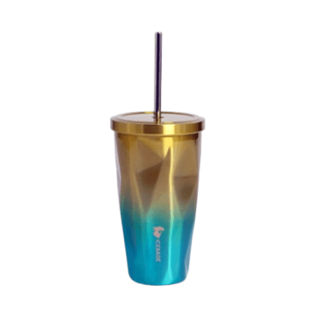 แก้วเก็บความเย็น ICEBASE รุ่น VL-505YG (GOAL) ขนาด 500 มิลลิลิตร สีเหลือง
